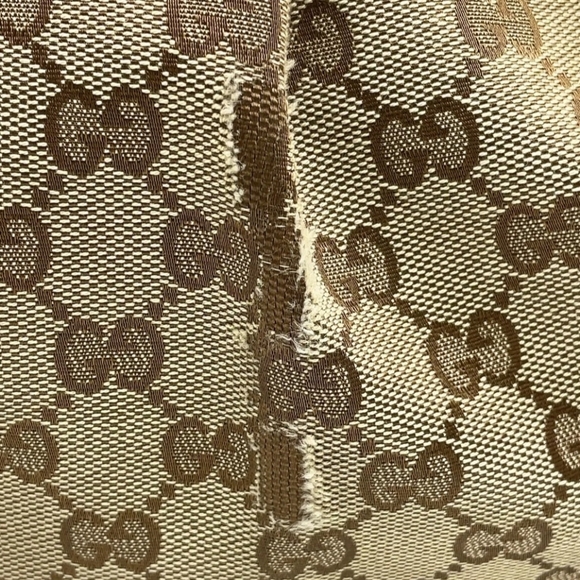 Authentic Gucci GG Canvas White Sukey Tote Bag W/ Gucci dustbag/care card-GUC - Picture 15 of 16